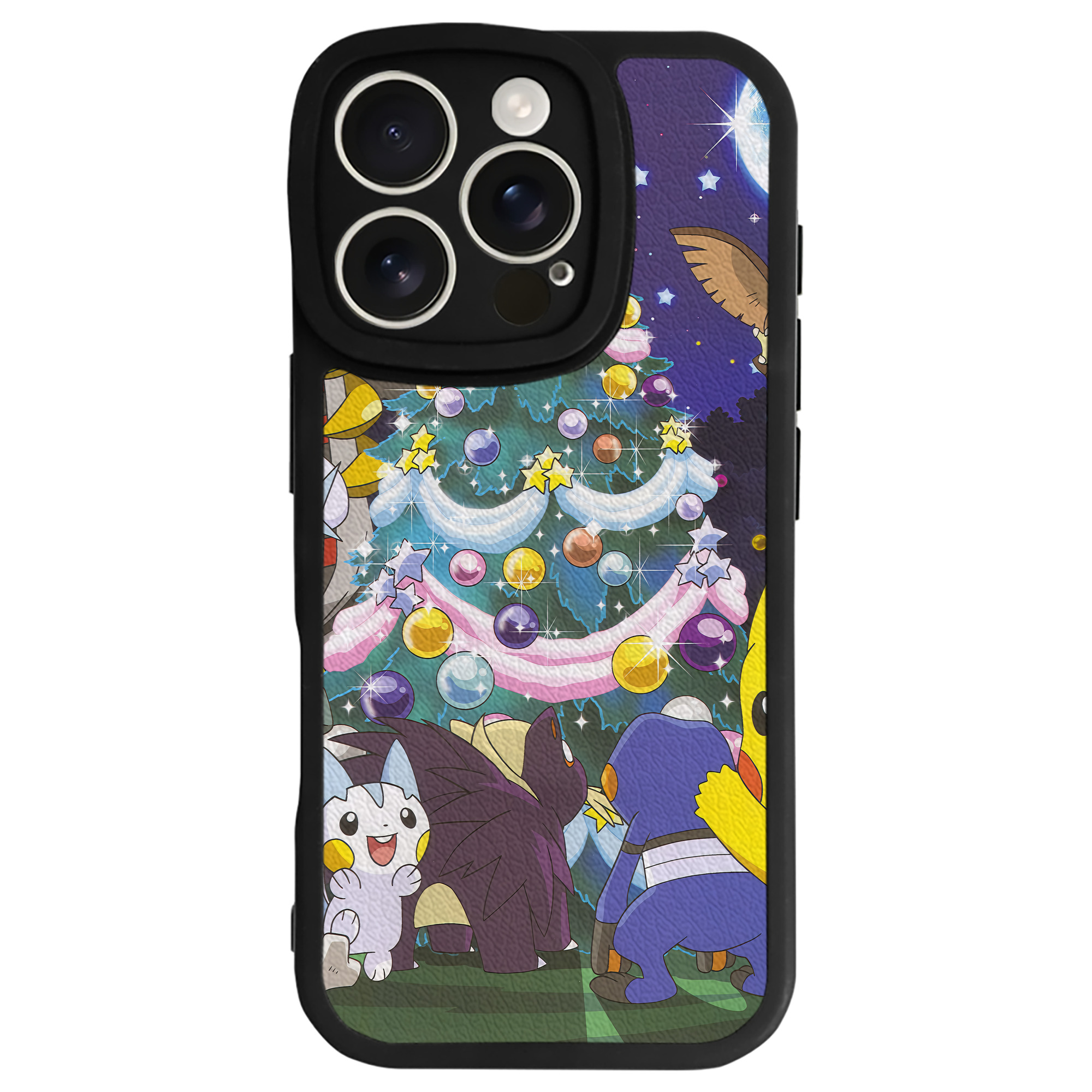 （画像用） ポケットモンスター Pokémon 【iPhone 16シリーズ対応】シリコンスマホケース（レザー調） 材質：シリコン